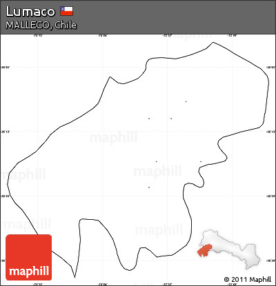 Blank Simple Map of Lumaco, cropped outside, no labels
