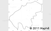 Blank Simple Map of Lumaco, cropped outside, no labels
