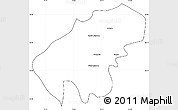 Blank Simple Map of Lumaco, cropped outside