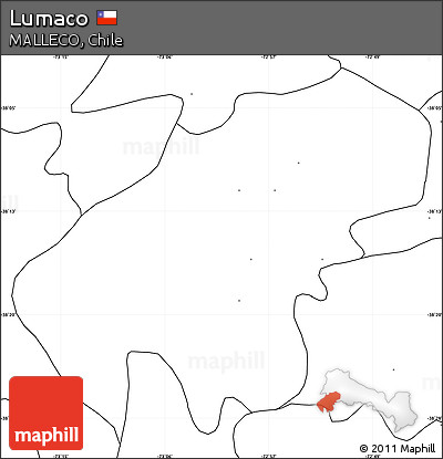 Blank Simple Map of Lumaco, no labels