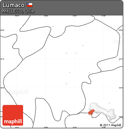 Blank Simple Map of Lumaco, no labels