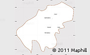 Classic Style Simple Map of Lumaco, cropped outside