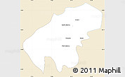Classic Style Simple Map of Lumaco, single color outside
