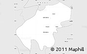 Silver Style Simple Map of Lumaco