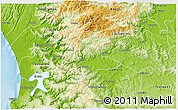 Physical 3D Map of Puren