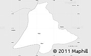 Silver Style Simple Map of Puren