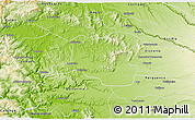 Physical 3D Map of Traiguen