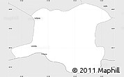 Silver Style Simple Map of Traiguen