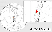 Blank Location Map of Chillan