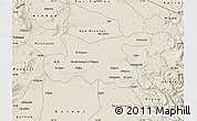 Shaded Relief Map of Chillan
