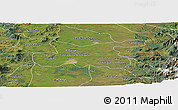 Satellite Panoramic Map of Chillan