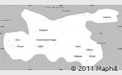 Gray Simple Map of Chillan