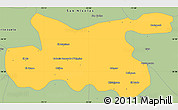Savanna Style Simple Map of Chillan