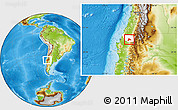 Physical Location Map of San Ignacio, highlighted parent region