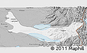 Gray 3D Map of Entre Lagos