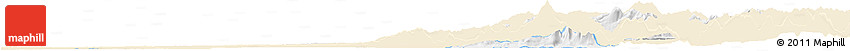 Classic Style Horizon Map of Entre Lagos, single color outside