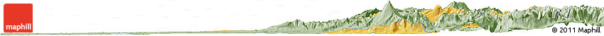 Savanna Style Horizon Map of Entre Lagos