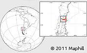 Blank Location Map of Entre Lagos
