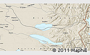 Shaded Relief Map of Entre Lagos