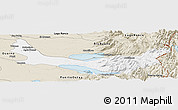 Classic Style Panoramic Map of Entre Lagos