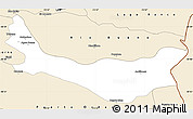 Classic Style Simple Map of Entre Lagos