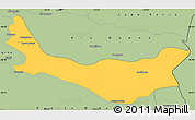 Savanna Style Simple Map of Entre Lagos