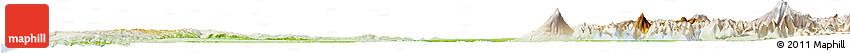 Physical Horizon Map of OSORNO, lighten