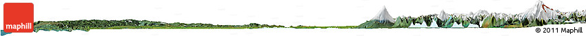 Satellite Horizon Map of OSORNO