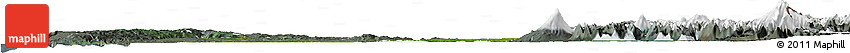Satellite Horizon Map of OSORNO, semi-desaturated