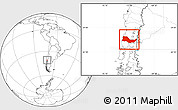 Blank Location Map of OSORNO