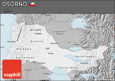 Gray Map of OSORNO