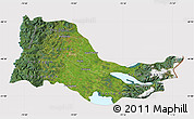 Satellite Map of OSORNO, cropped outside