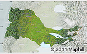 Satellite Map of OSORNO, lighten