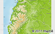 Physical Map of Purranque