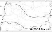 Blank Simple Map of OSORNO, no labels