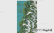 Satellite 3D Map of Chaiten