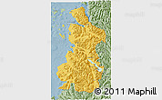 Savanna Style 3D Map of Chaiten