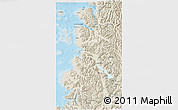 Shaded Relief 3D Map of Chaiten