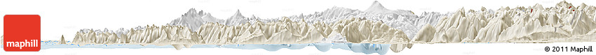 Classic Style Horizon Map of Chaiten
