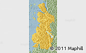 Savanna Style Map of Chaiten