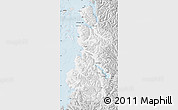 Silver Style Map of Chaiten