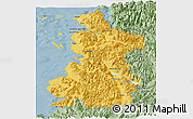 Savanna Style Panoramic Map of Chaiten