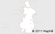 Classic Style Simple Map of Chaiten, cropped outside