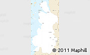 Classic Style Simple Map of Chaiten