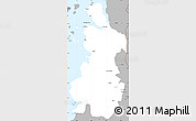 Gray Simple Map of Chaiten