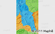 Political Shades Map of PARINACOTA