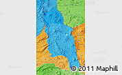 Political Shades Map of PARINACOTA