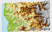 Physical 3D Map of PETORCA