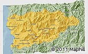 Savanna Style 3D Map of PETORCA