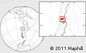 Blank Location Map of PETORCA